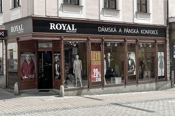 Royal Prostějov prodejna Šumperk